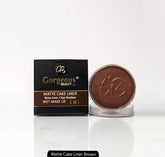 Gorgeous Beauty Uk Met Cake Liner Wet Makeup - Brown